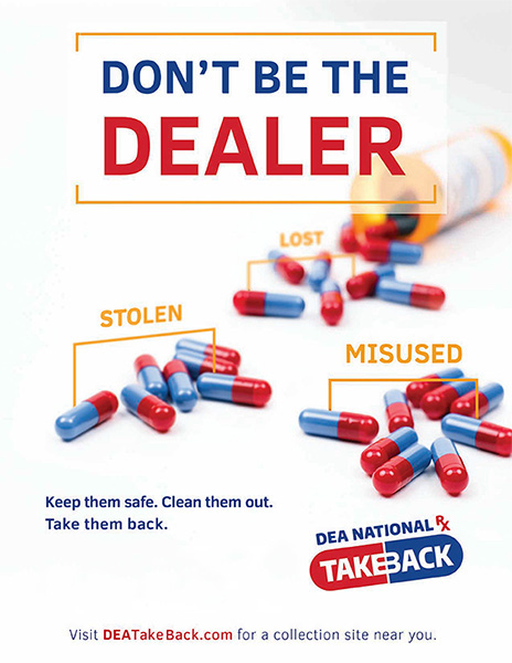 DEA Drug Take Back Day DEA Drug Take Back Poster